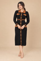 Siena Longline Contrast Cardigan