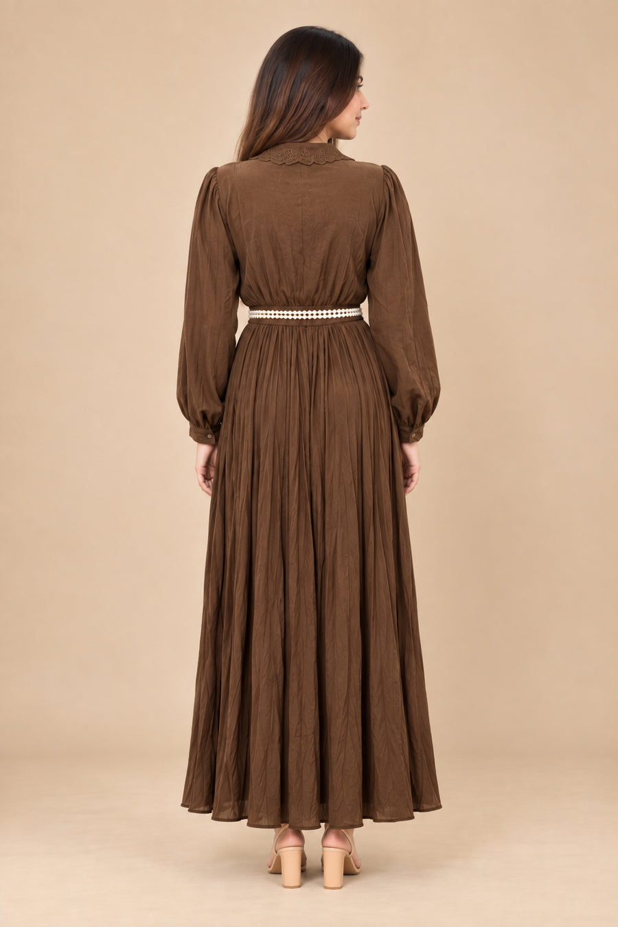 Long Skirt with Belt