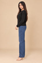 Midnight Textured Knit Top