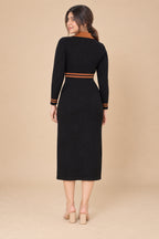 Siena Longline Contrast Cardigan
