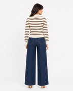 Striped Bow Cardigan